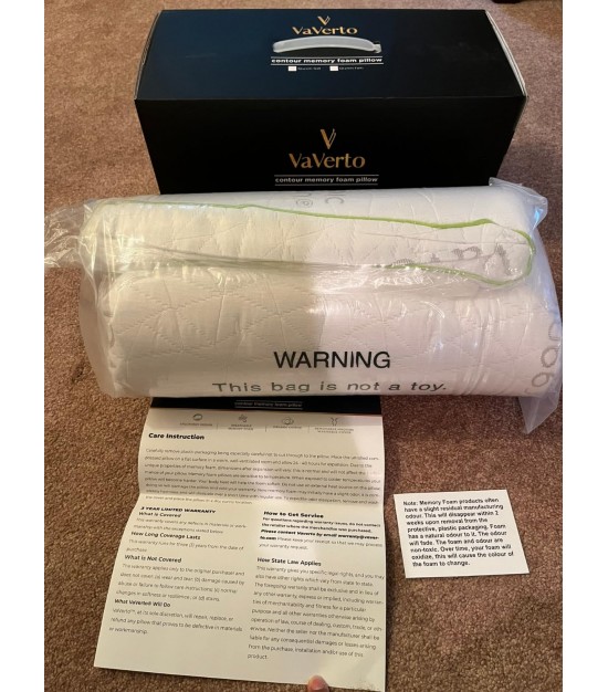 Vaverto Orthopedic Cervical Pillow. 19000units. EXW Chantilly, VA